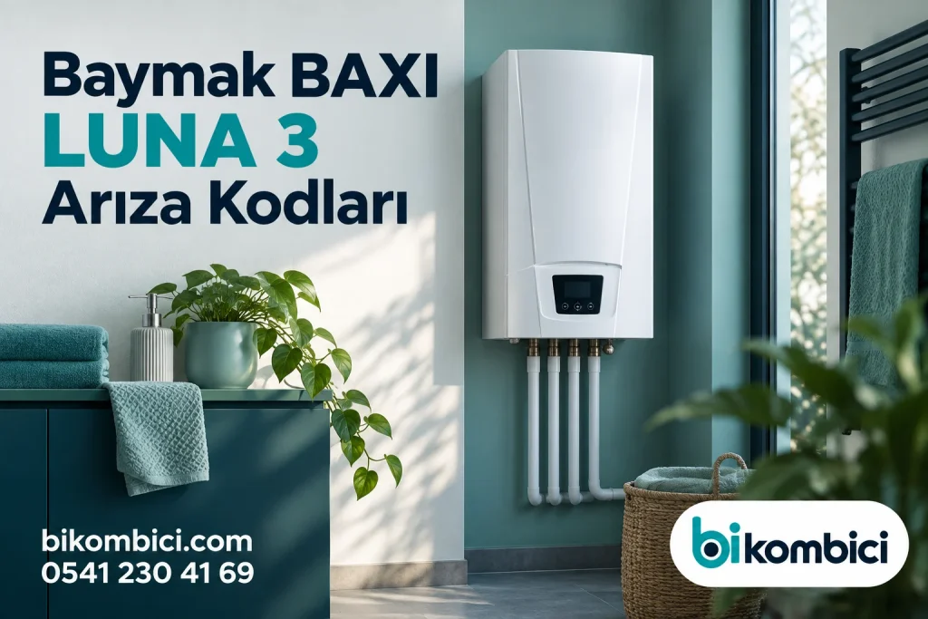 Baymak BAXI LUNA 3 Arıza Kodları konusunu anlatan temsili ısıtma sistemi görseli