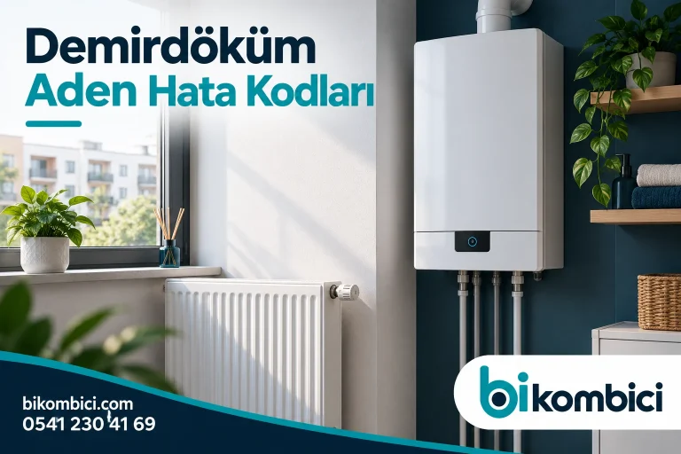 Demirdöküm Aden Hata Kodları konusunu anlatan temsili ısıtma sistemi görseli