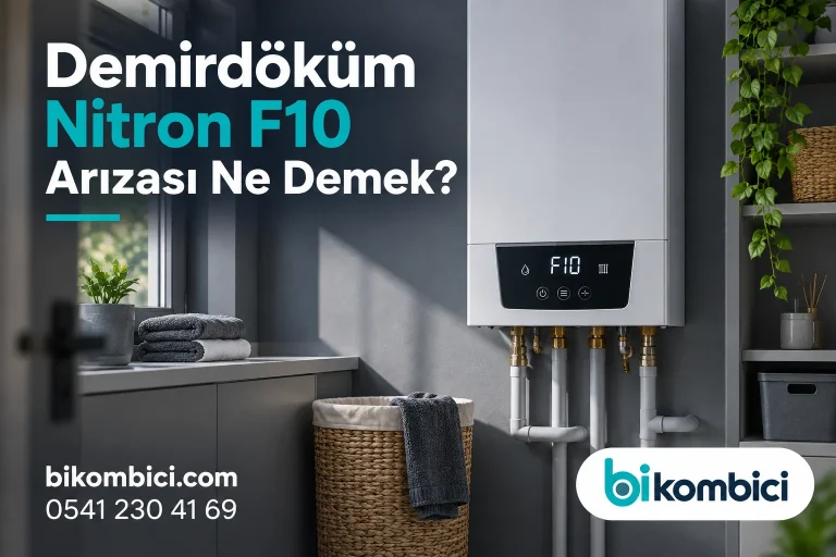 Demirdöküm Nitron F10 Arızası Ne Demek? konusunu anlatan temsili ısıtma sistemi görseli