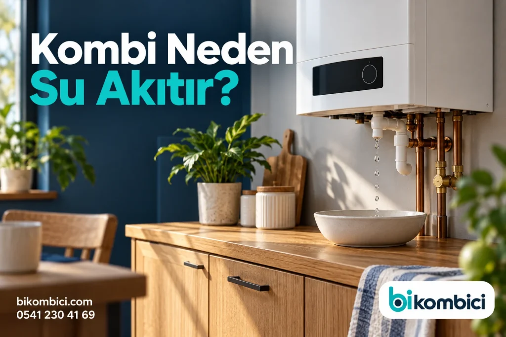 Kombi Neden Su Akıtır? konusunu anlatan temsili ısıtma sistemi görseli