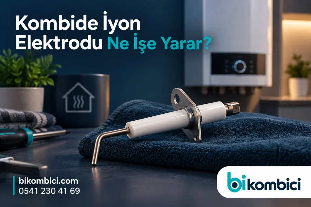 Kombide İyon Elektrodu Ne İşe Yarar? konusunu anlatan temsili ısıtma sistemi görseli