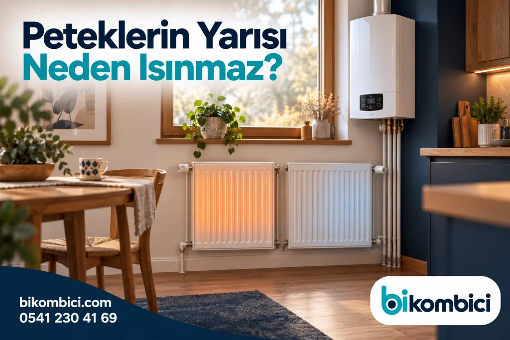 Peteklerin Yarısı Neden Isınmaz? konusunu anlatan temsili ısıtma sistemi görseli