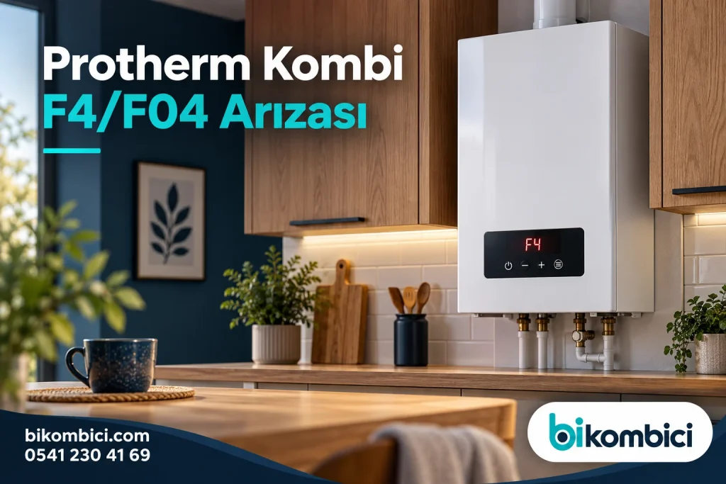 Protherm Kombi F4/F04 Arızası konusunu anlatan temsili ısıtma sistemi görseli