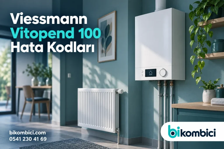 Viessmann Vitopend 100 Hata Kodları konusunu anlatan temsili ısıtma sistemi görseli