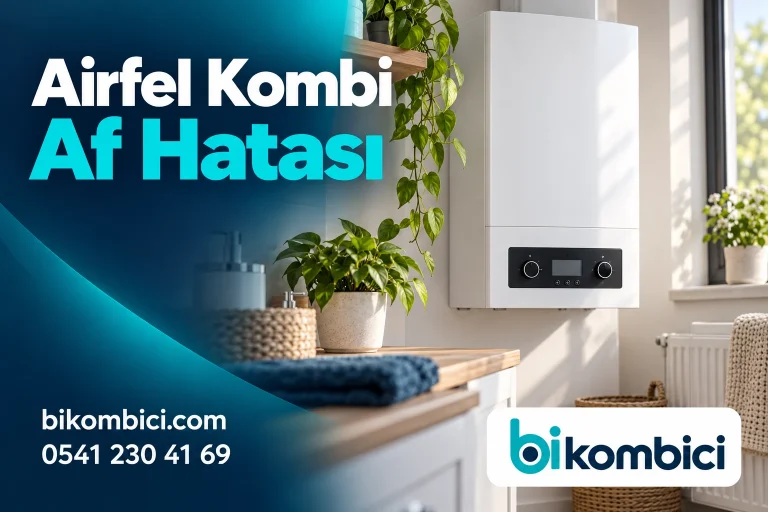 Airfel Kombi Af Hatası konusunu anlatan temsili ısıtma sistemi görseli