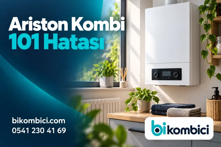 Ariston Kombi 101 Hatası konusunu anlatan temsili ısıtma sistemi görseli
