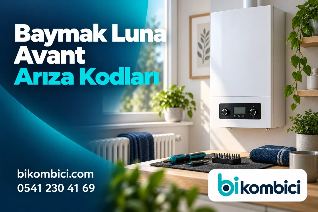 Baymak Luna Avant Arıza Kodları konusunu anlatan temsili ısıtma sistemi görseli