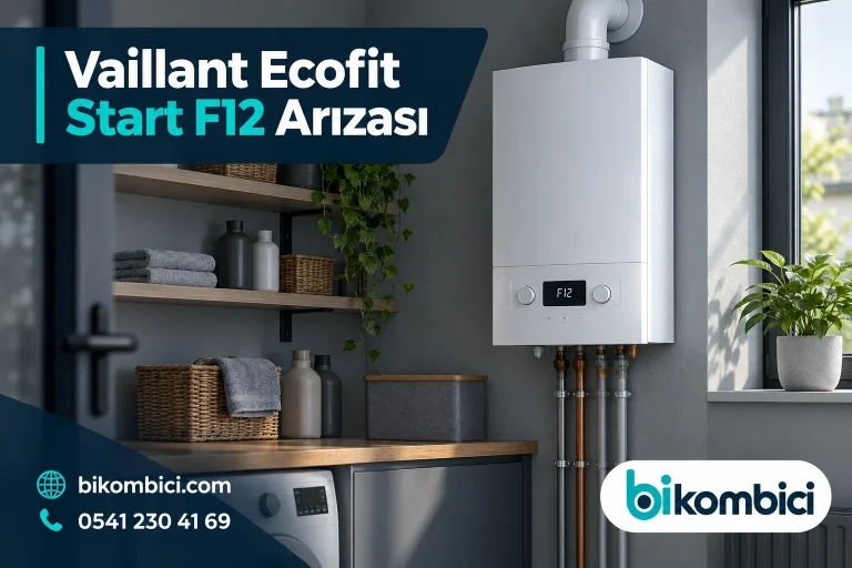 Vaillant Ecofit Start F12 Arızası konusunu anlatan temsili ısıtma sistemi görseli