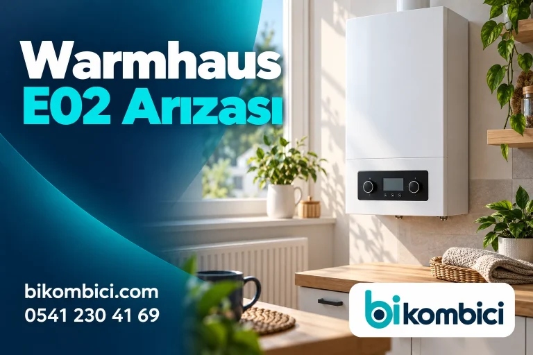 Warmhaus E02 Arızası konusunu anlatan temsili ısıtma sistemi görseli