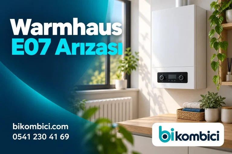 Warmhaus E07 Arızası konusunu anlatan temsili ısıtma sistemi görseli