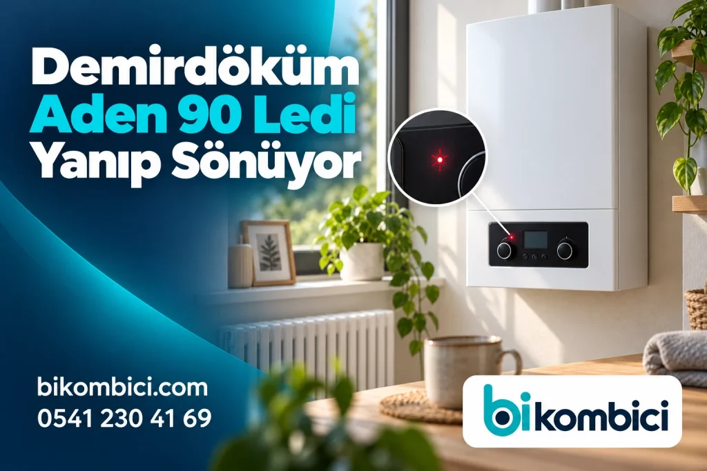 Demirdöküm Aden 90 Ledi Yanıp Sönüyor konusunu anlatan temsili ısıtma sistemi görseli