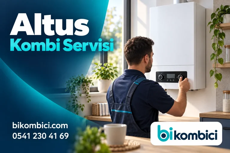 Altus Kombi Servisi konusunu anlatan temsili ısıtma sistemi görseli
