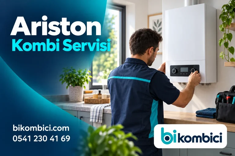 Ariston Kombi Servisi konusunu anlatan temsili ısıtma sistemi görseli