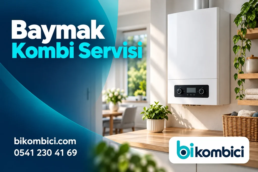 Baymak Kombi Servisi konusunu anlatan temsili ısıtma sistemi görseli