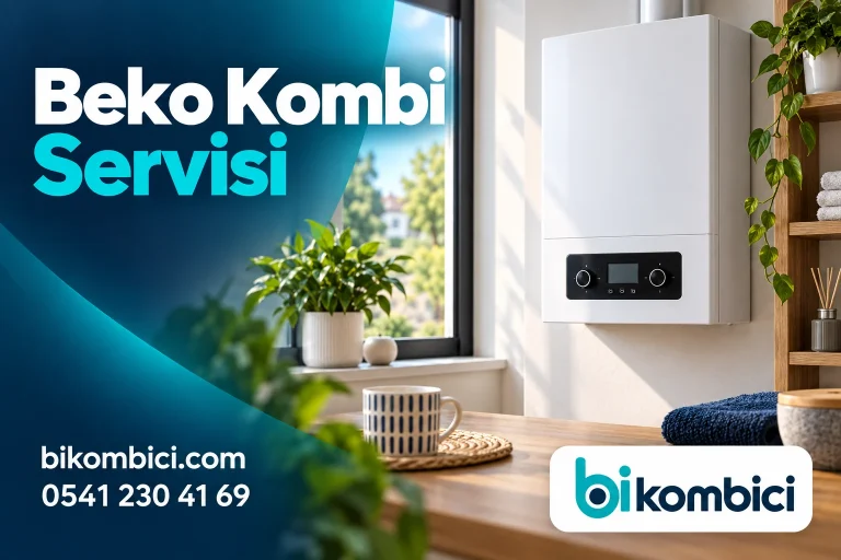 Beko Kombi Servisi konusunu anlatan temsili ısıtma sistemi görseli