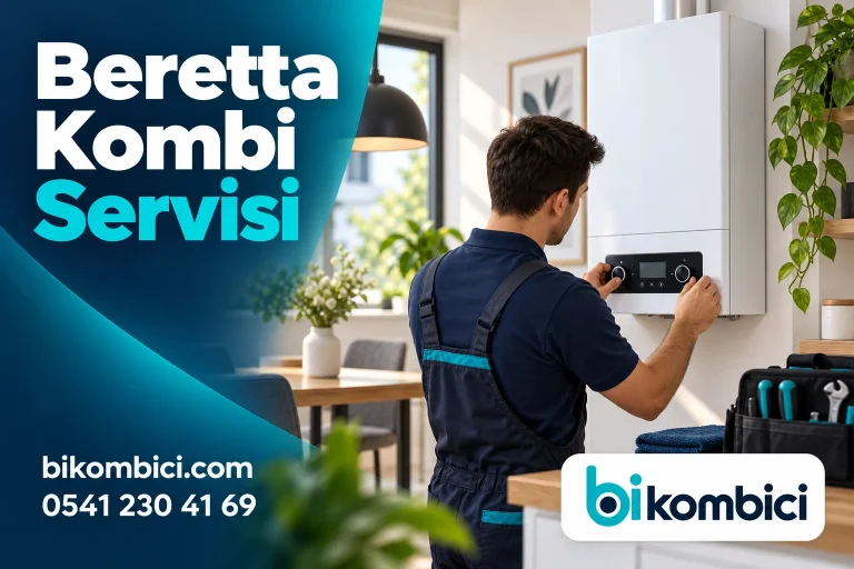 Beretta Kombi Servisi konusunu anlatan temsili ısıtma sistemi görseli
