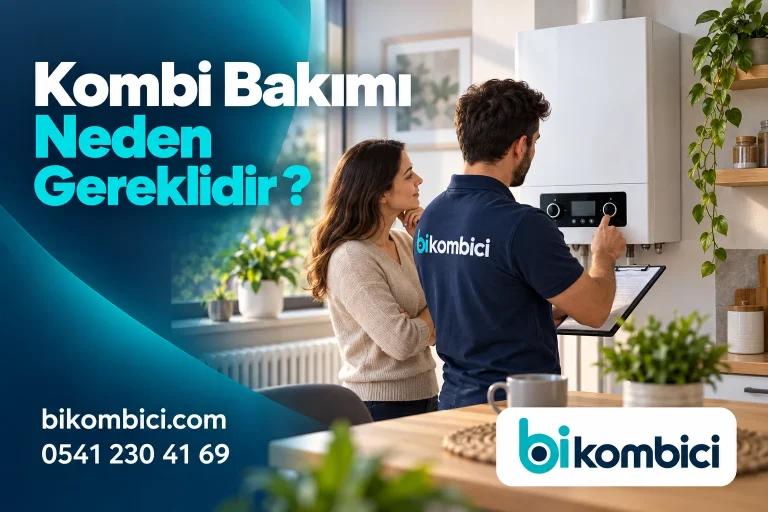 Kombi Bakımı Neden Gereklidir ? konusunu anlatan temsili ısıtma sistemi görseli