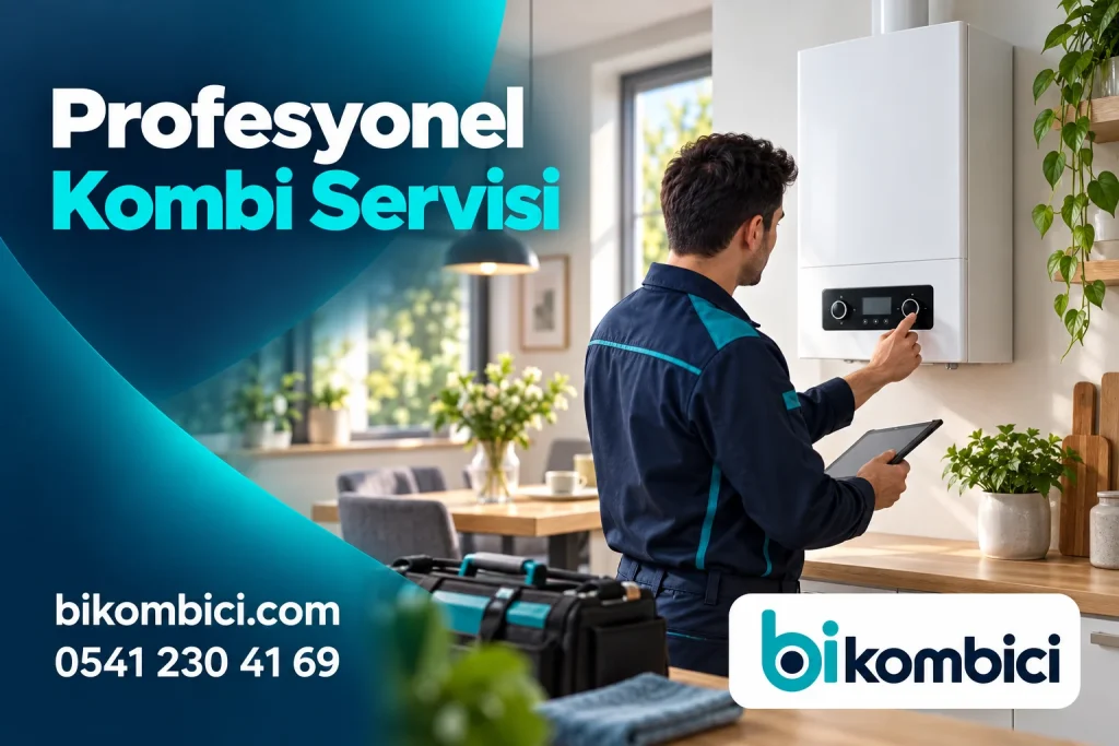 Profesyonel Kombi Servisi konusunu anlatan temsili ısıtma sistemi görseli