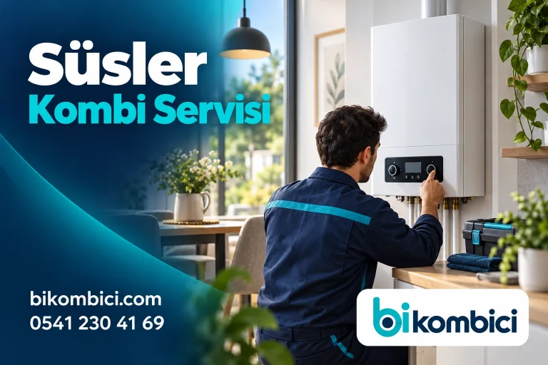 Süsler Kombi Servisi konusunu anlatan temsili ısıtma sistemi görseli