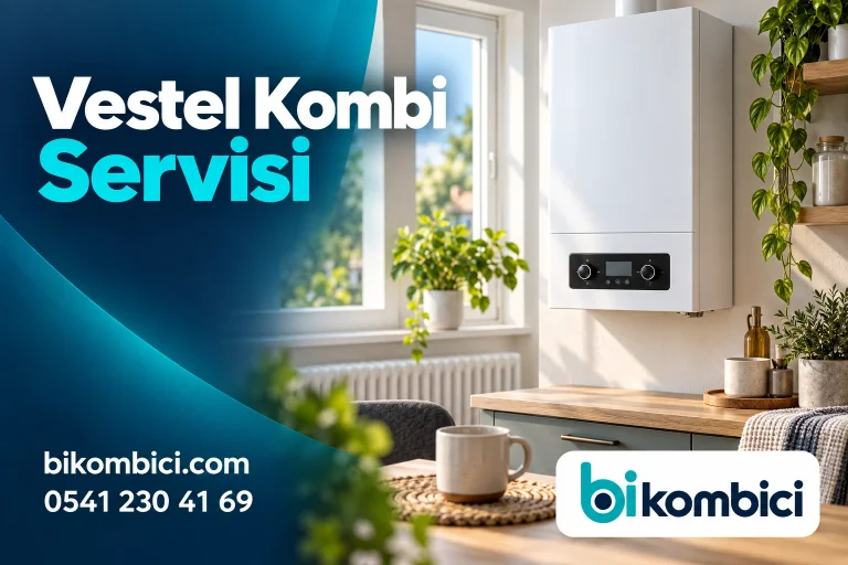 Vestel Kombi Servisi konusunu anlatan temsili ısıtma sistemi görseli