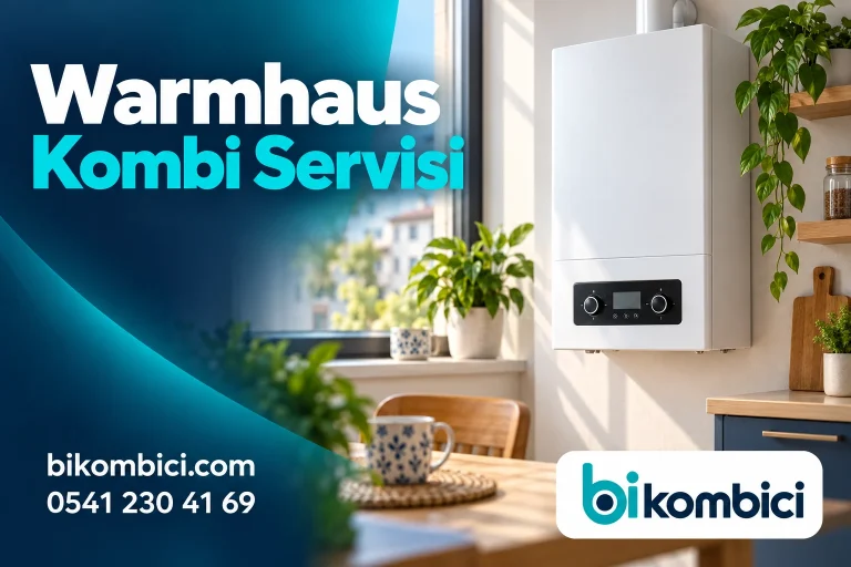 Warmhaus Kombi Servisi konusunu anlatan temsili ısıtma sistemi görseli