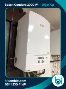 Bosch Condens 2000 W diğer açı — BiKombici
