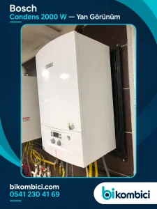 Bosch Condens 2000 W yan görünüm — BiKombici
