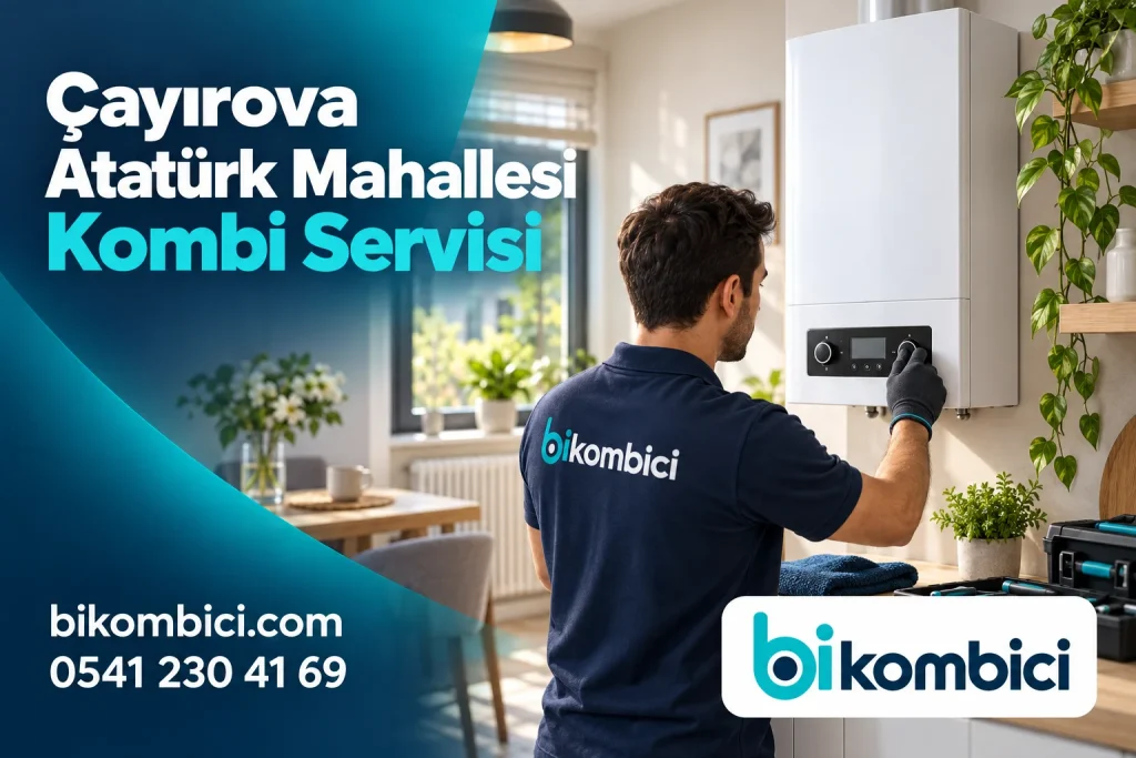 Çayırova Atatürk Mahallesi Kombi Servisi konusunu anlatan temsili ısıtma sistemi görseli