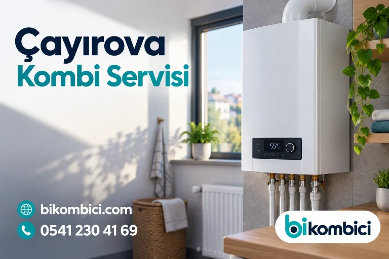 Çayırova Kombi Servisi konusunu anlatan temsili ısıtma sistemi görseli
