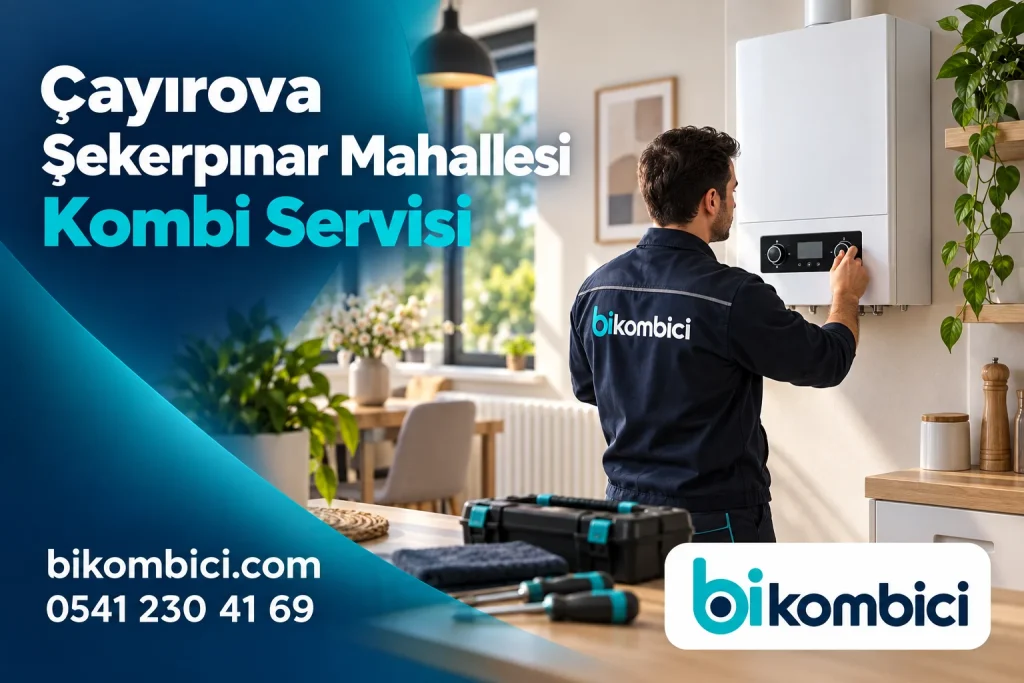 Çayırova Şekerpınar Mahallesi Kombi Servisi konusunu anlatan temsili ısıtma sistemi görseli