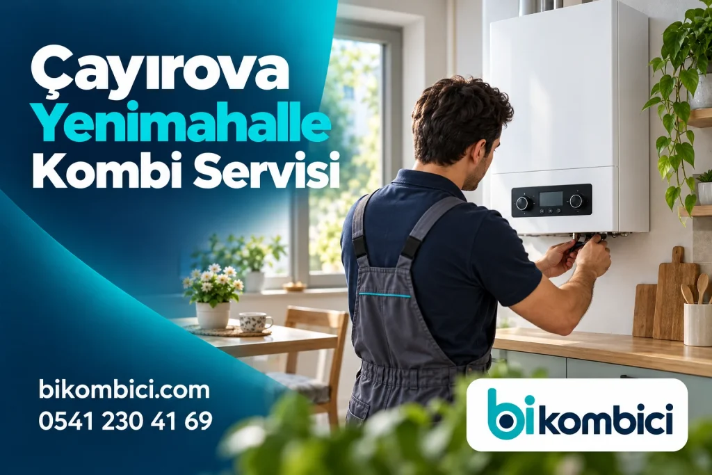 Çayırova Yenimahalle Kombi Servisi konusunu anlatan temsili ısıtma sistemi görseli