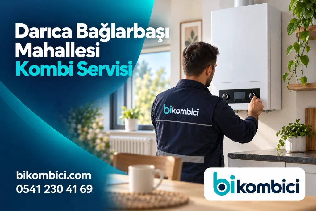 Darıca Bağlarbaşı Mahallesi Kombi Servisi konusunu anlatan temsili ısıtma sistemi görseli