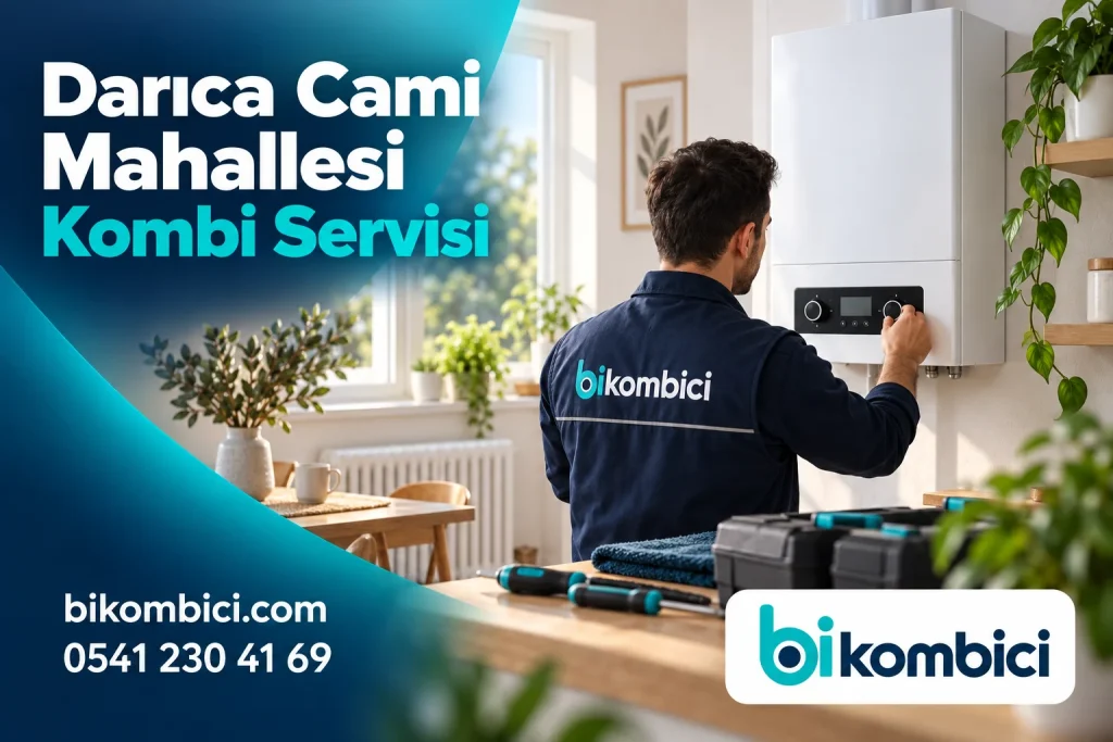 Darıca Cami Mahallesi Kombi Servisi konusunu anlatan temsili ısıtma sistemi görseli