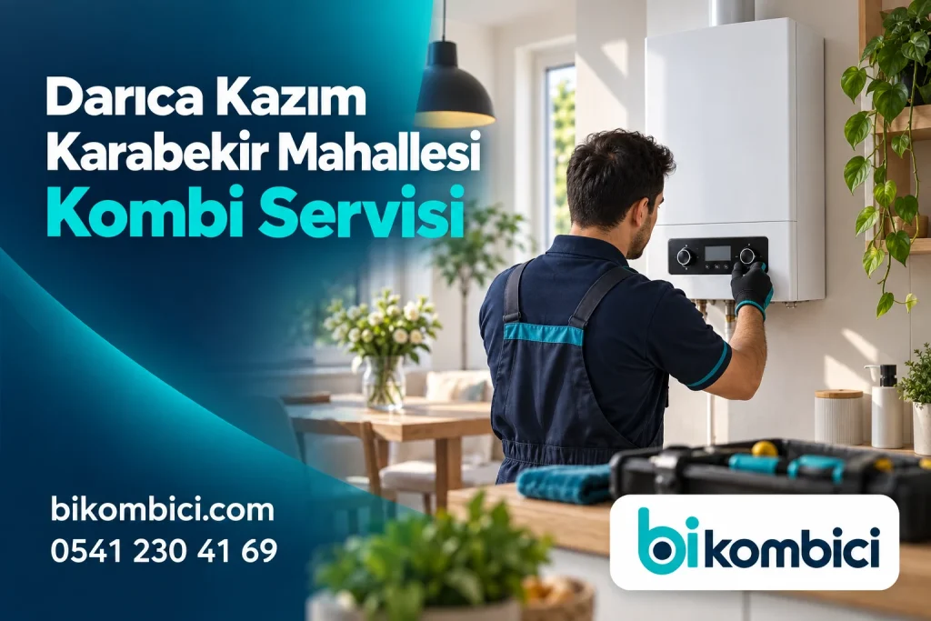 Darıca Kazım Karabekir Mahallesi Kombi Servisi konusunu anlatan temsili ısıtma sistemi görseli