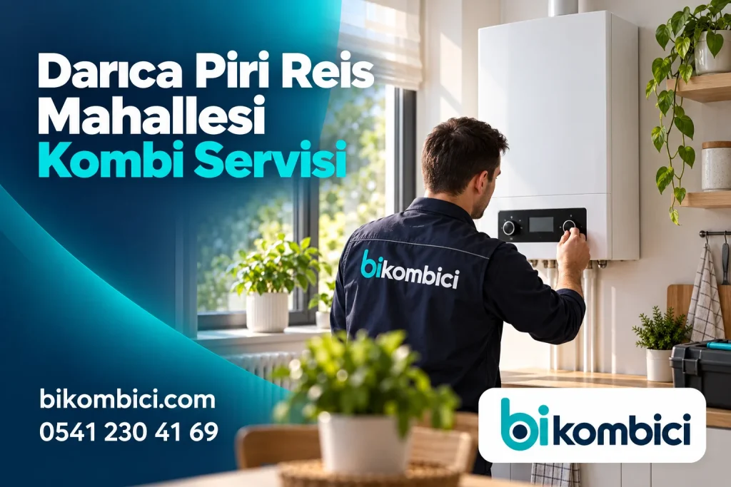 Darıca Piri Reis Mahallesi Kombi Servisi konusunu anlatan temsili ısıtma sistemi görseli