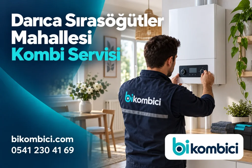 Darıca Sırasöğütler Mahallesi Kombi Servisi konusunu anlatan temsili ısıtma sistemi görseli