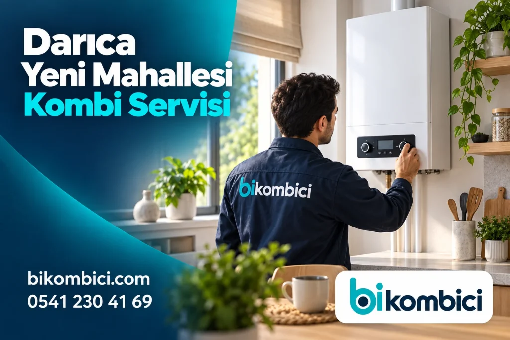 Darıca Yeni Mahallesi Kombi Servisi konusunu anlatan temsili ısıtma sistemi görseli