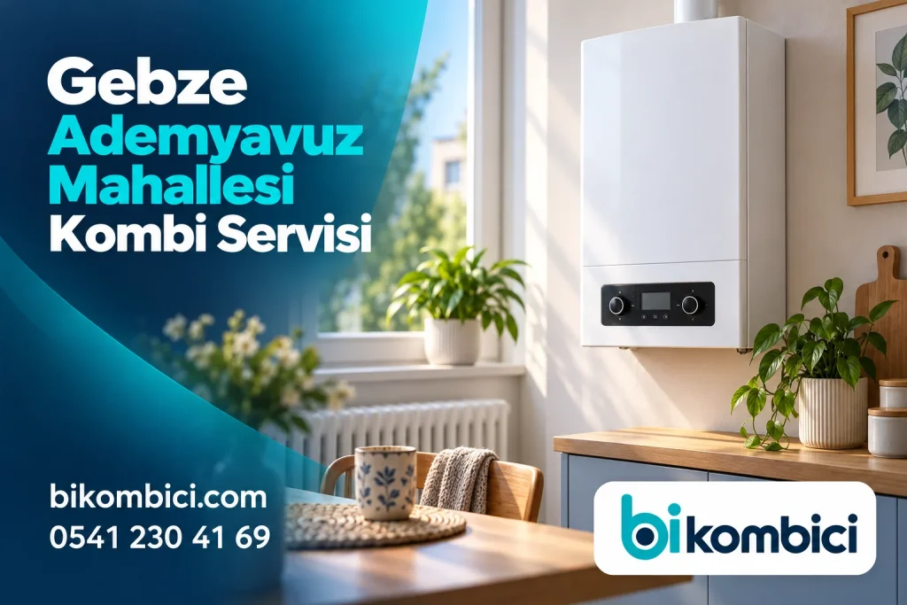 Gebze Ademyavuz Mahallesi Kombi Servisi konusunu anlatan temsili ısıtma sistemi görseli