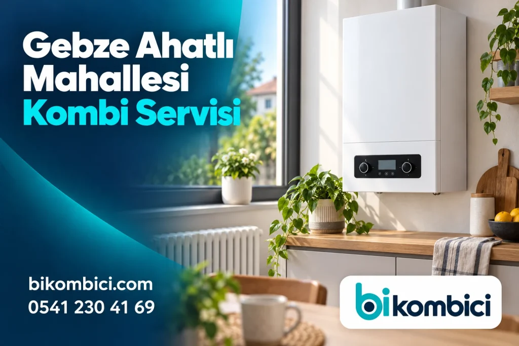 Gebze Ahatlı Mahallesi Kombi Servisi konusunu anlatan temsili ısıtma sistemi görseli