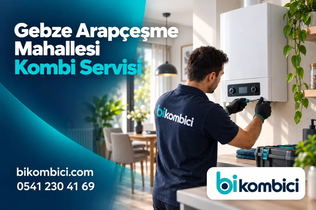 Gebze Arapçeşme Mahallesi Kombi Servisi konusunu anlatan temsili ısıtma sistemi görseli