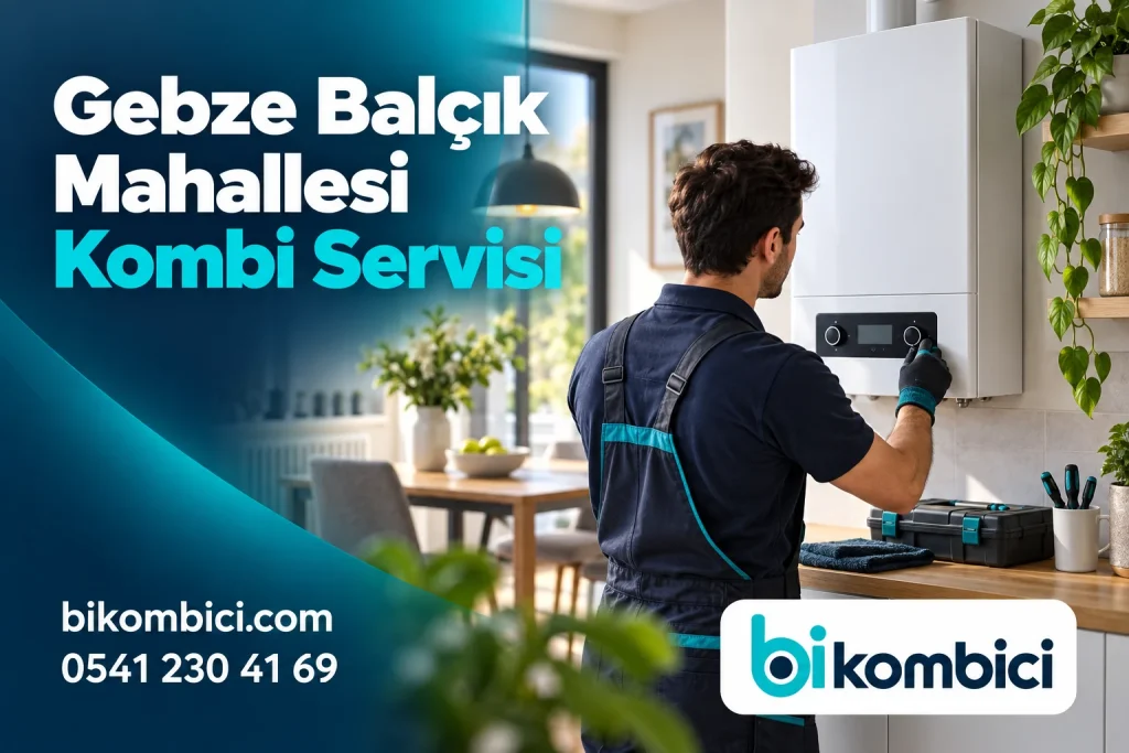 Gebze Balçık Mahallesi Kombi Servisi konusunu anlatan temsili ısıtma sistemi görseli