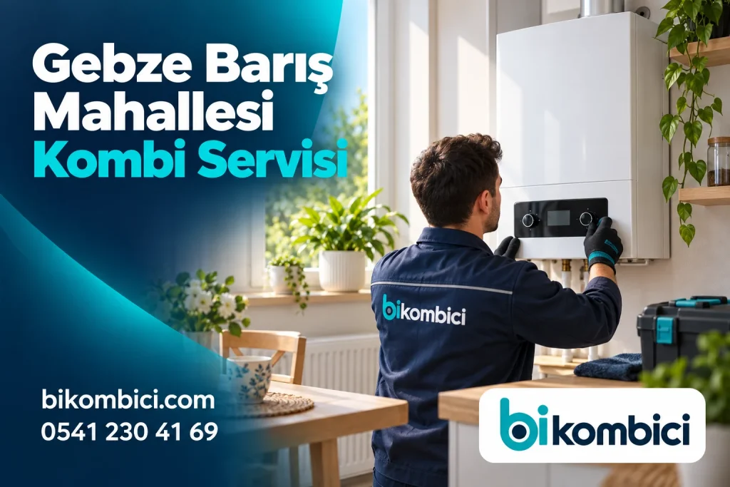 Gebze Barış Mahallesi Kombi Servisi konusunu anlatan temsili ısıtma sistemi görseli