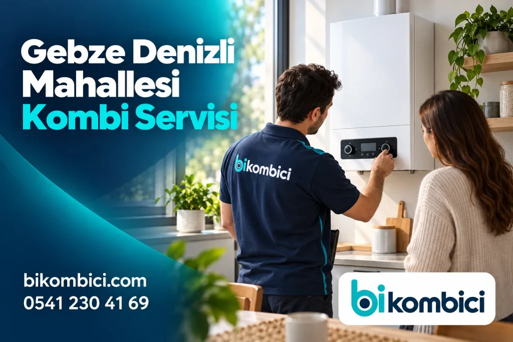Gebze Denizli Mahallesi Kombi Servisi konusunu anlatan temsili ısıtma sistemi görseli