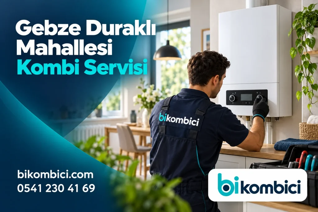 Gebze Duraklı Mahallesi Kombi Servisi konusunu anlatan temsili ısıtma sistemi görseli