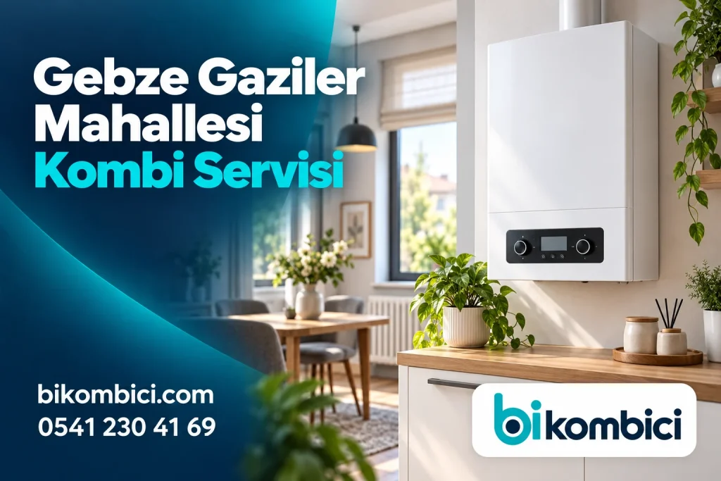 Gebze Gaziler Mahallesi Kombi Servisi konusunu anlatan temsili ısıtma sistemi görseli