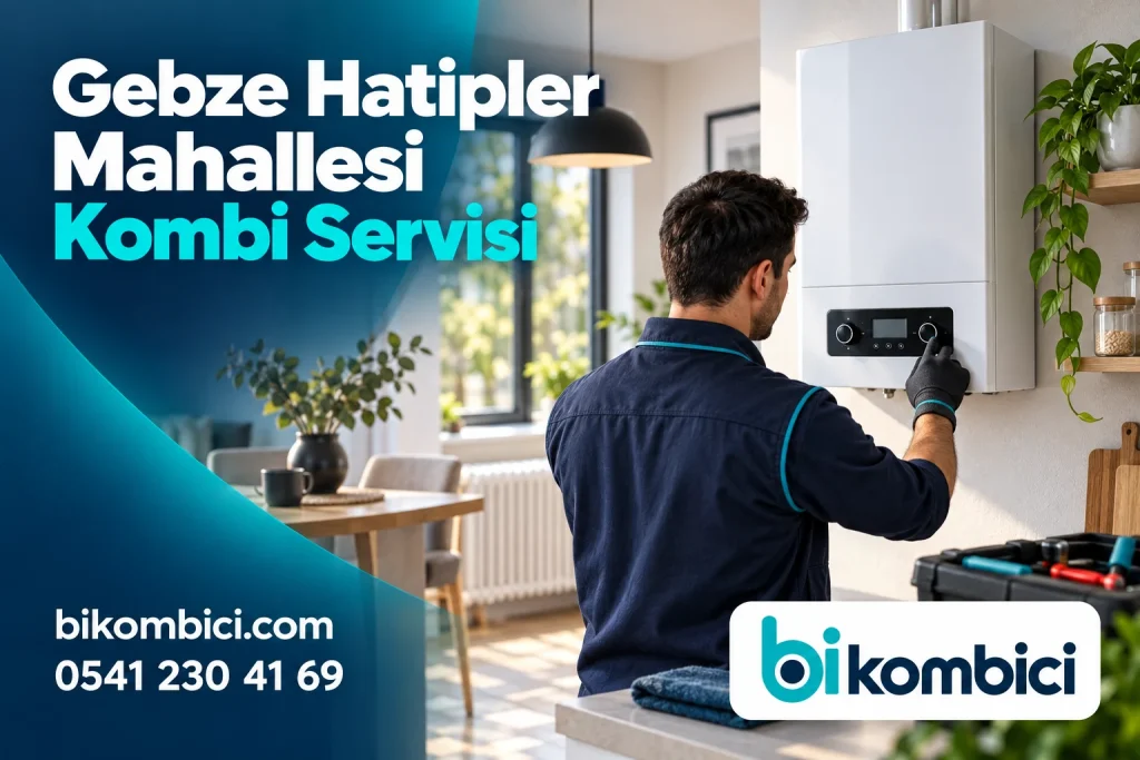 Gebze Hatipler Mahallesi Kombi Servisi konusunu anlatan temsili ısıtma sistemi görseli