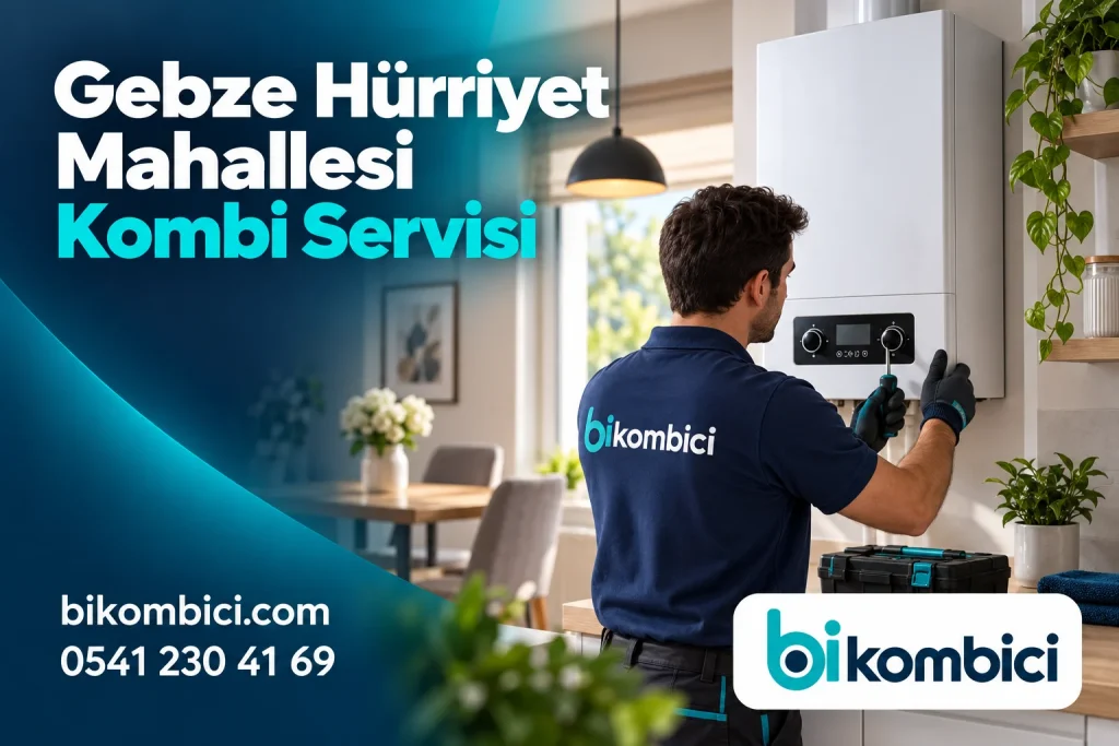 Gebze Hürriyet Mahallesi Kombi Servisi konusunu anlatan temsili ısıtma sistemi görseli