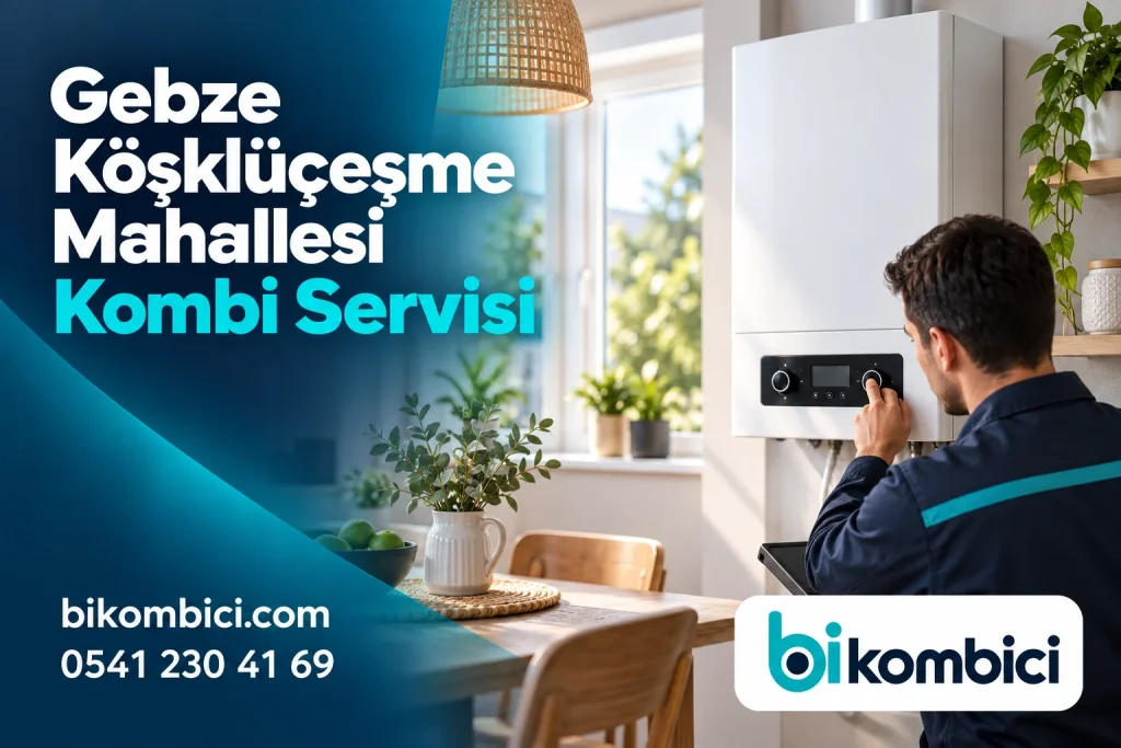 Gebze Köşklüçeşme Mahallesi Kombi Servisi konusunu anlatan temsili ısıtma sistemi görseli