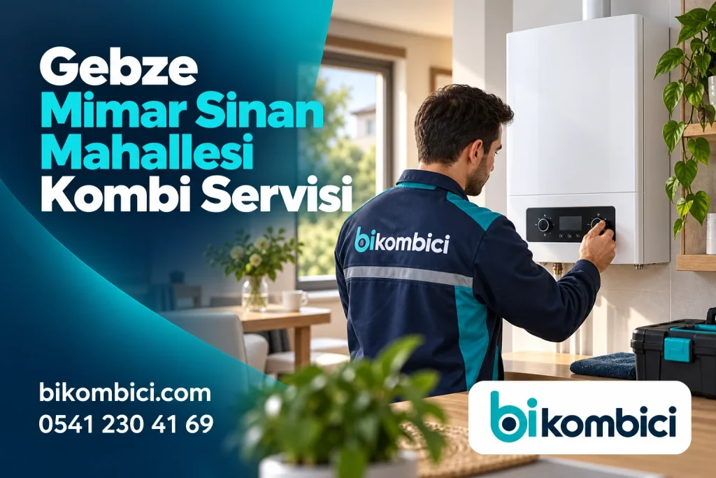Gebze Mimar Sinan Mahallesi Kombi Servisi konusunu anlatan temsili ısıtma sistemi görseli