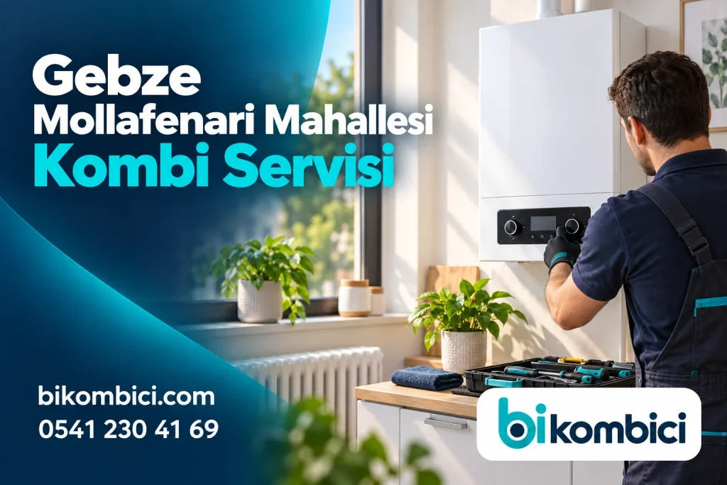 Gebze Mollafenari Mahallesi Kombi Servisi konusunu anlatan temsili ısıtma sistemi görseli